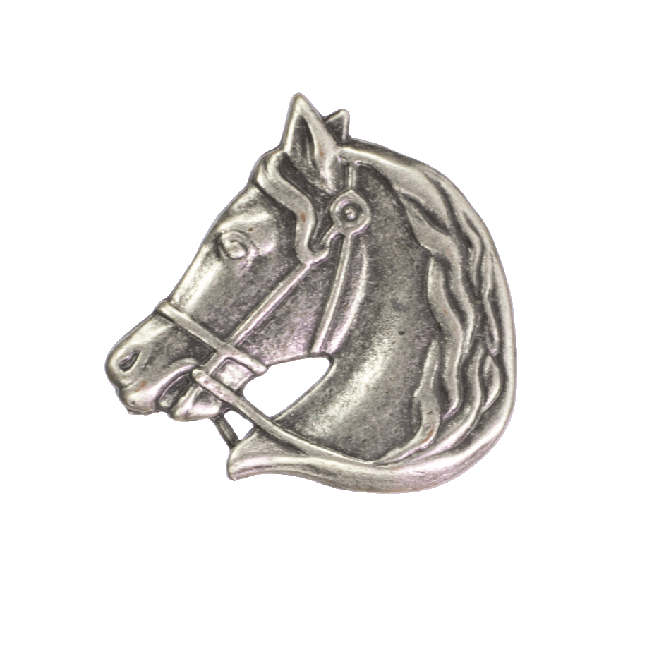 Gürtelschnalle 3cm Pferdekopf