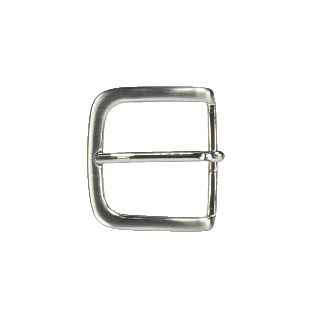 Gürtelschnalle 3,5cm Granada silber glänzend