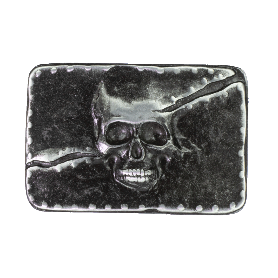 Gürtelschnalle 4cm Totenkopf
