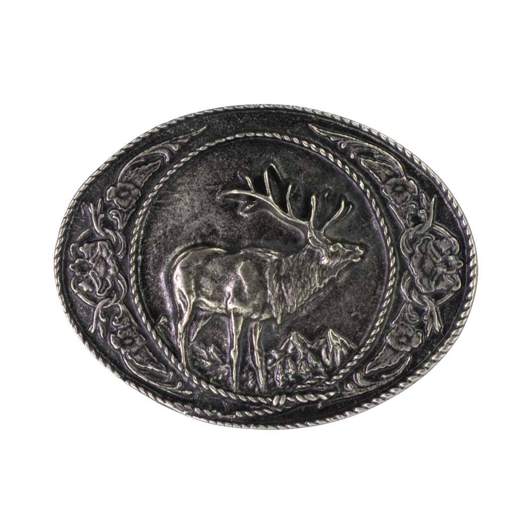 Gürtelschnalle 4cm Hirsch stehend