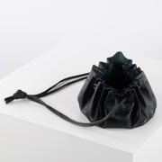 Lederbeutel Größe M schwarz