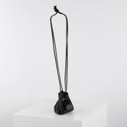 Lederbeutel Größe M schwarz