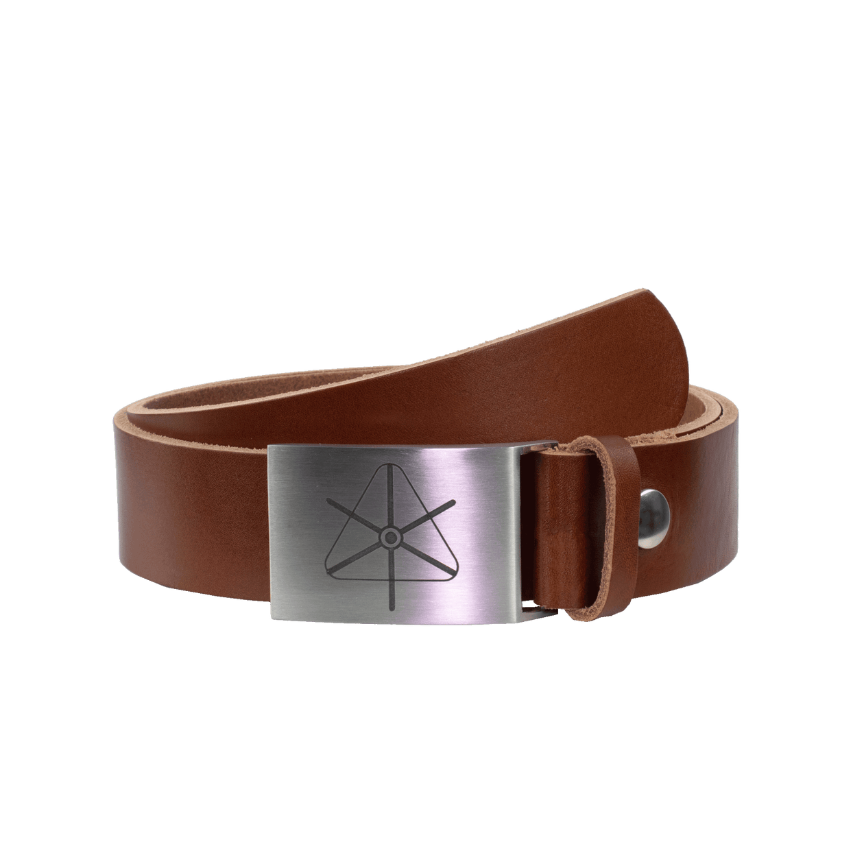 Ledergürtel 4cm mit Schnalle Siegenthaler cognac ohne Muster