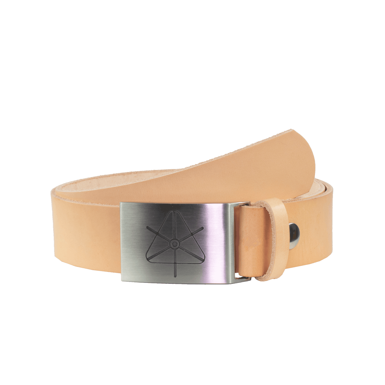 Ledergürtel 4cm mit Schnalle Siegenthaler natur ohne Muster