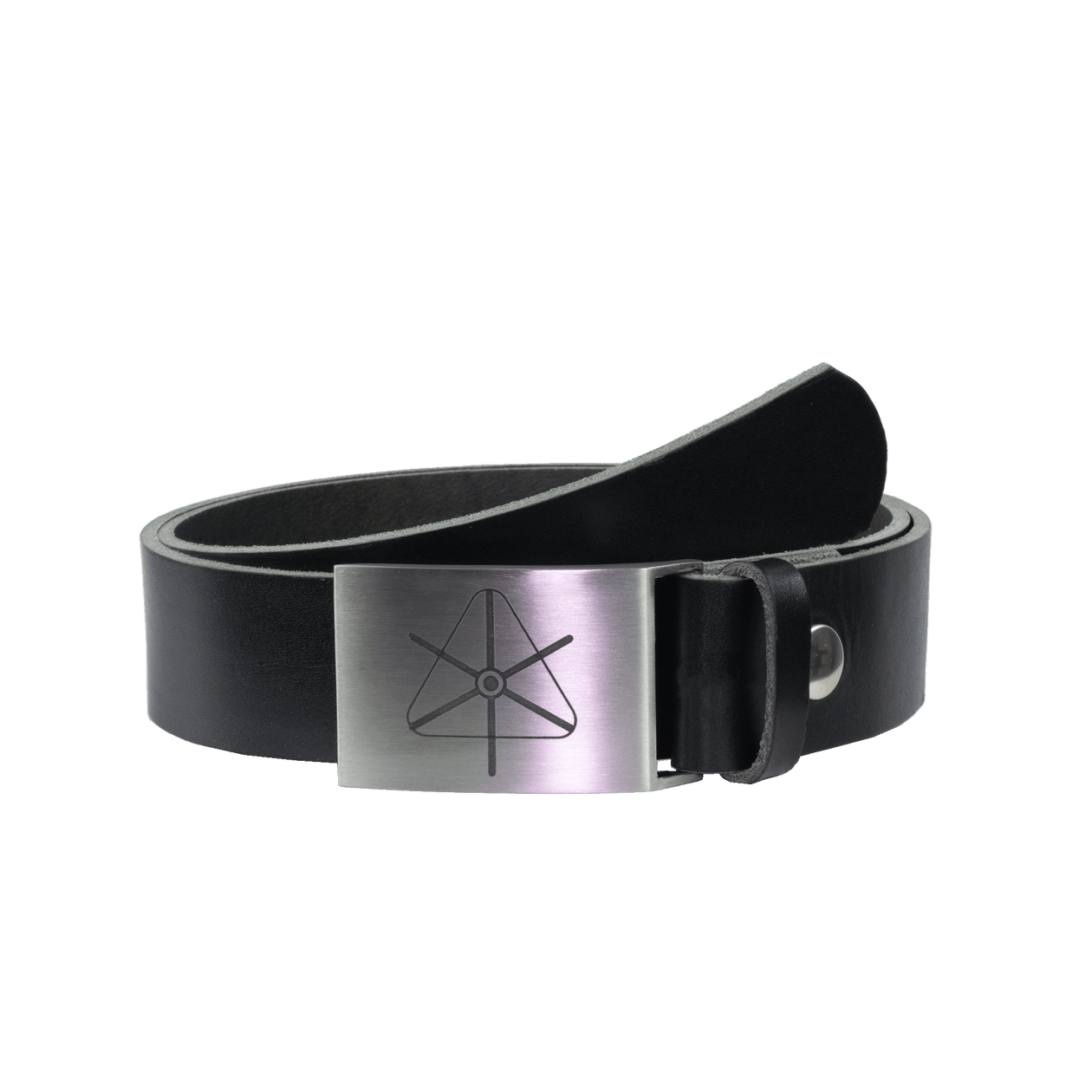 Ledergürtel 4cm mit Schnalle Siegenthaler schwarz ohne Muster