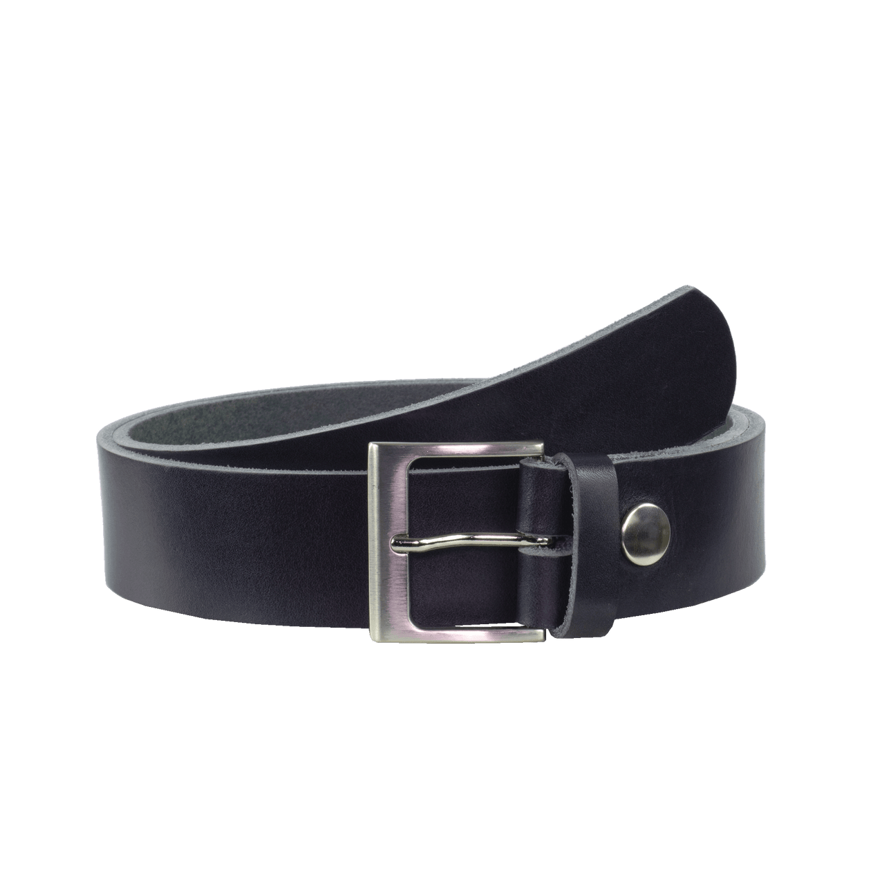 Ledergürtel 4cm mit Schnalle Copenhagen navi ohne Muster