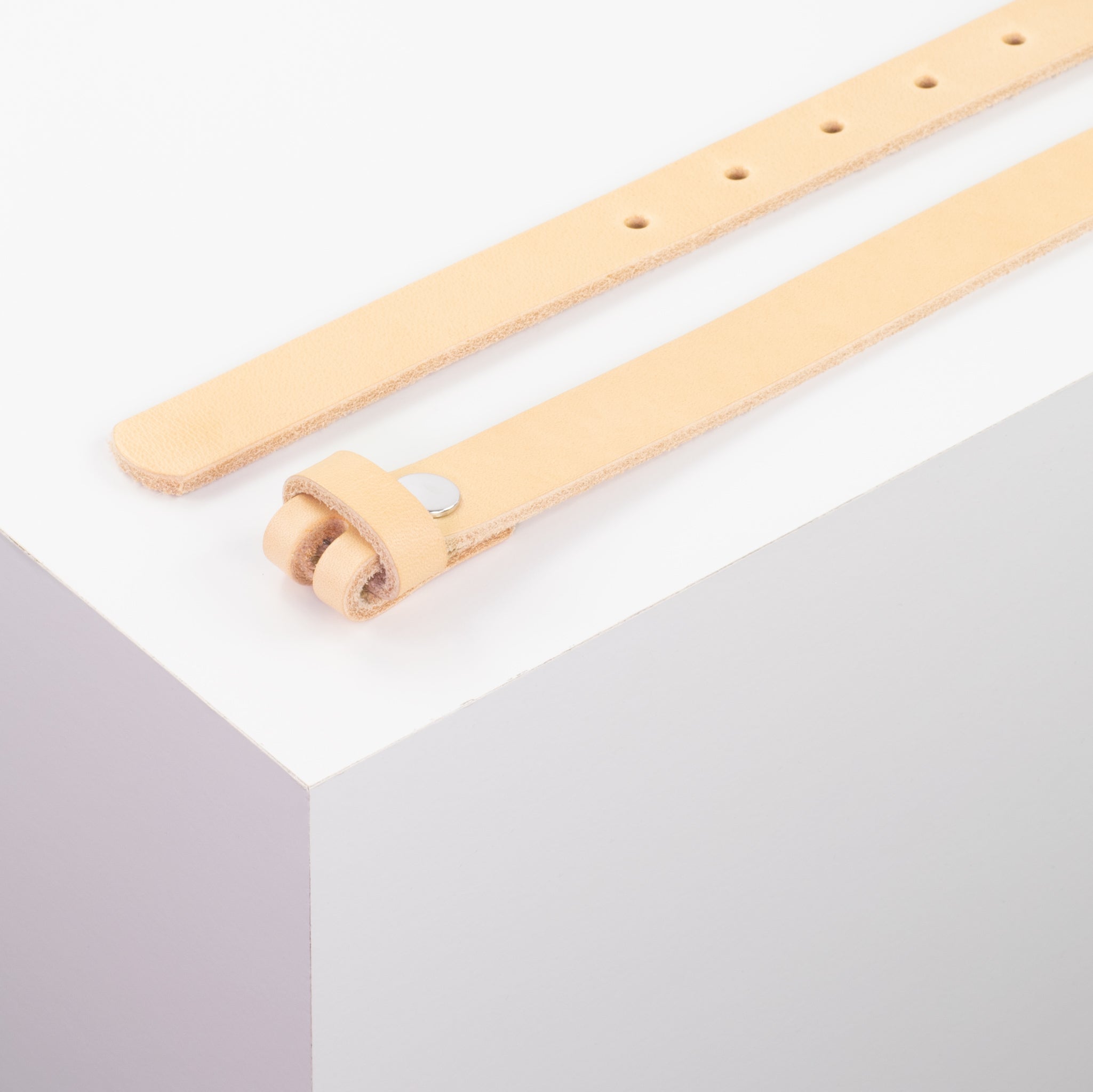 Ledergürtel 2cm natur ohne Muster#farbe_natur