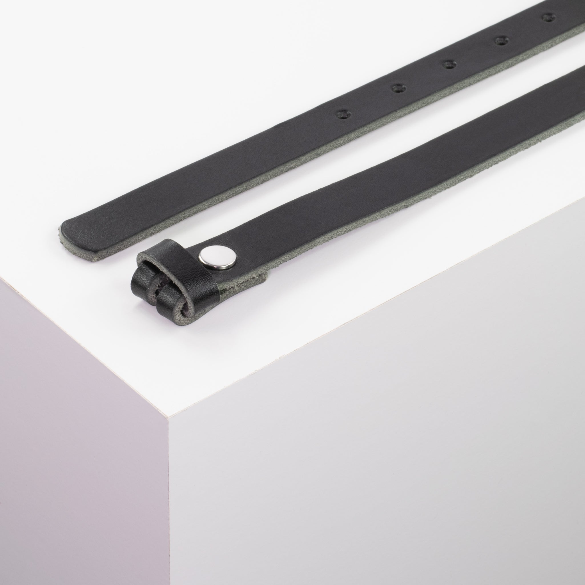 Ledergürtel 2cm schwarz ohne Muster#farbe_schwarz