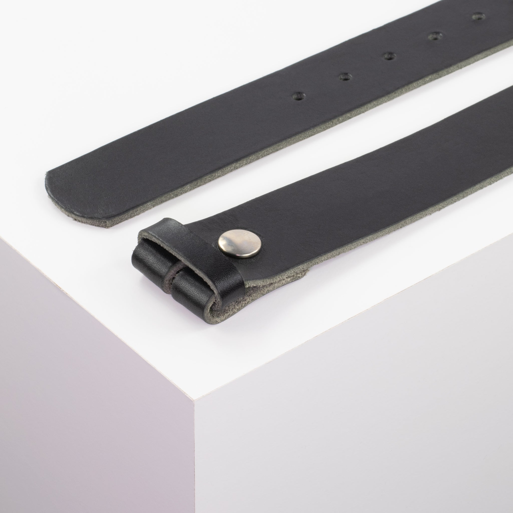 Ledergürtel 4cm schwarz ohne Muster#farbe_schwarz
