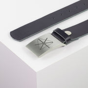 Ledergürtel 4cm mit Schnalle Siegenthaler navi ohne Muster