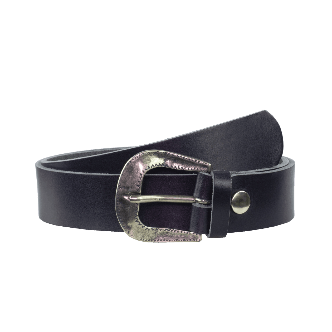 Ledergürtel 4cm mit Schnalle Berlin navi ohne Muster